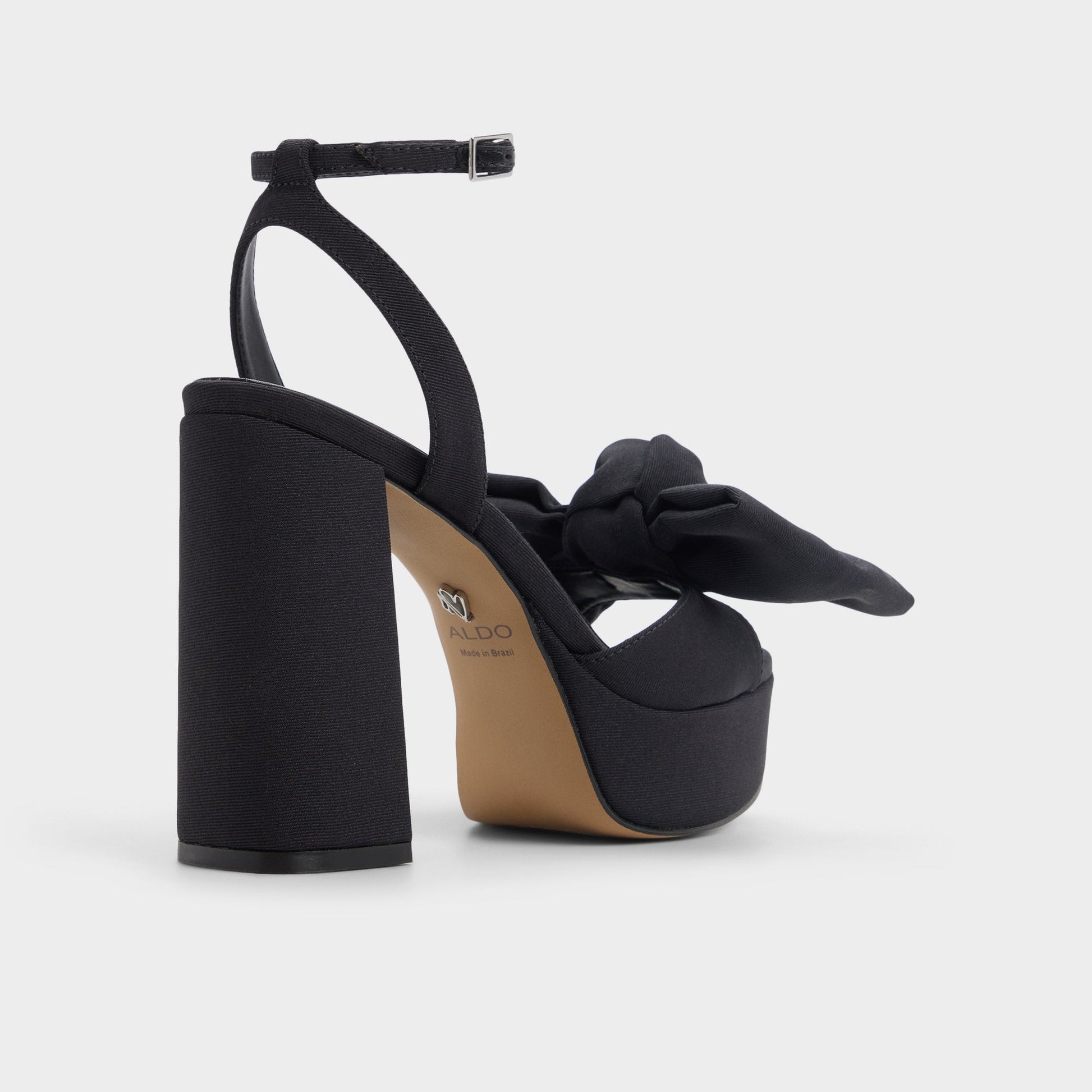 Luscious in Black 14154112 - Strappy heeled sandal, Platform - Black