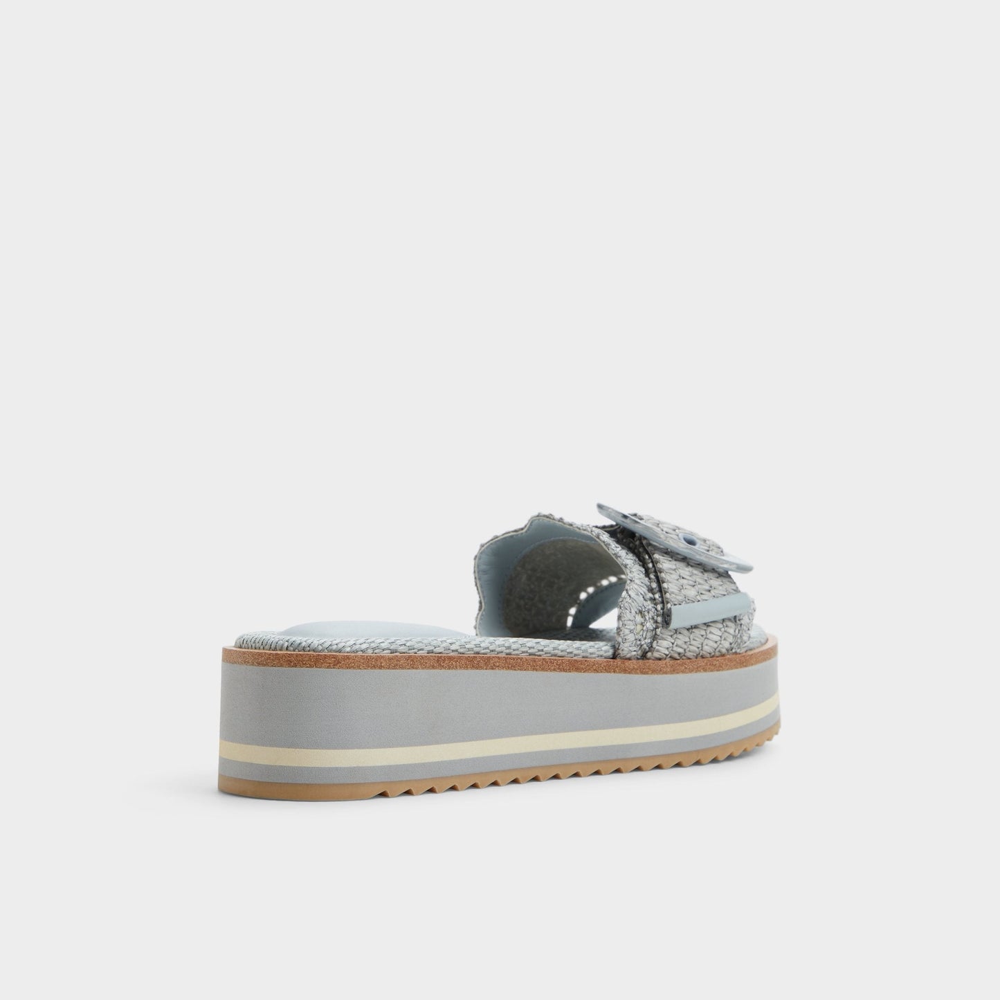 Wavynelly Other Blue Women's Flats - Slide sandal, Platform - Other Blue