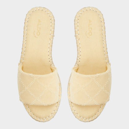 Erireni Dark Yellow Women's Platform sandals - Slide sandal - Dark Yellow