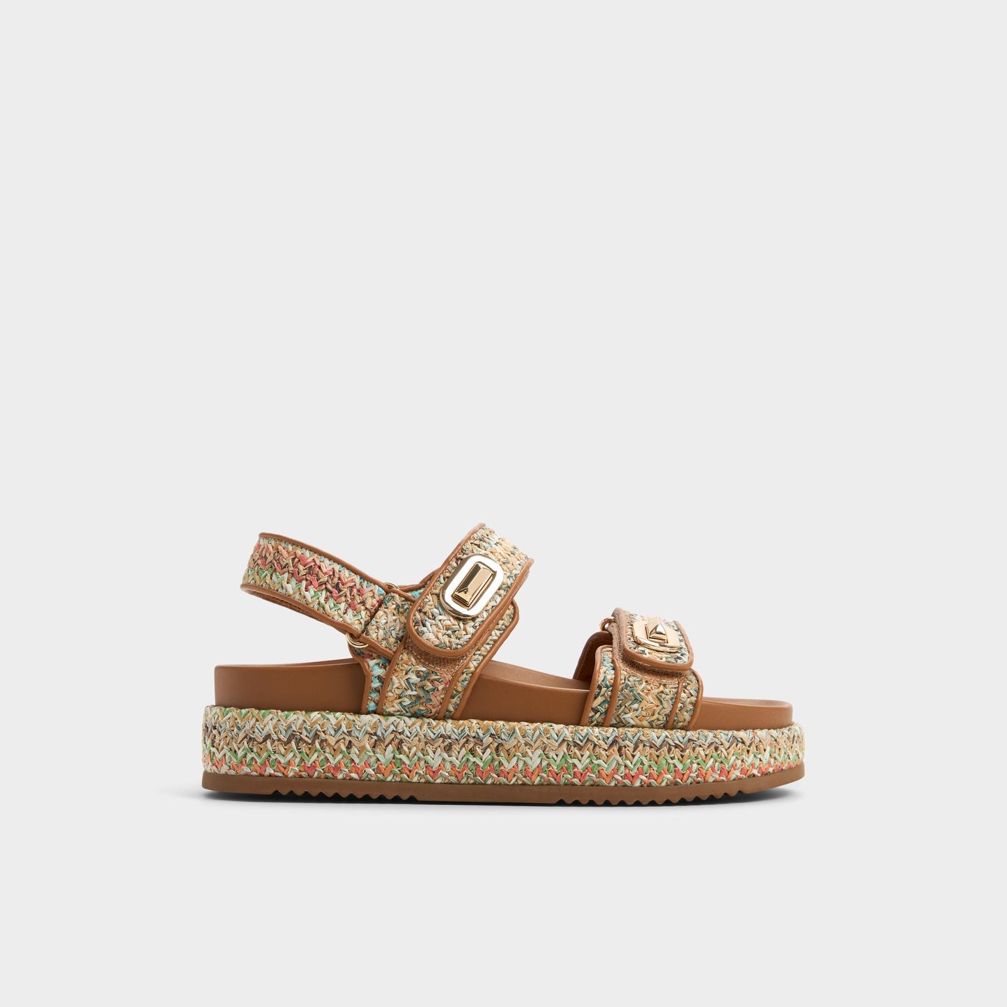 Sunhaven Bright Multi Women's Platform sandals - Footbed sandal - Bright multi