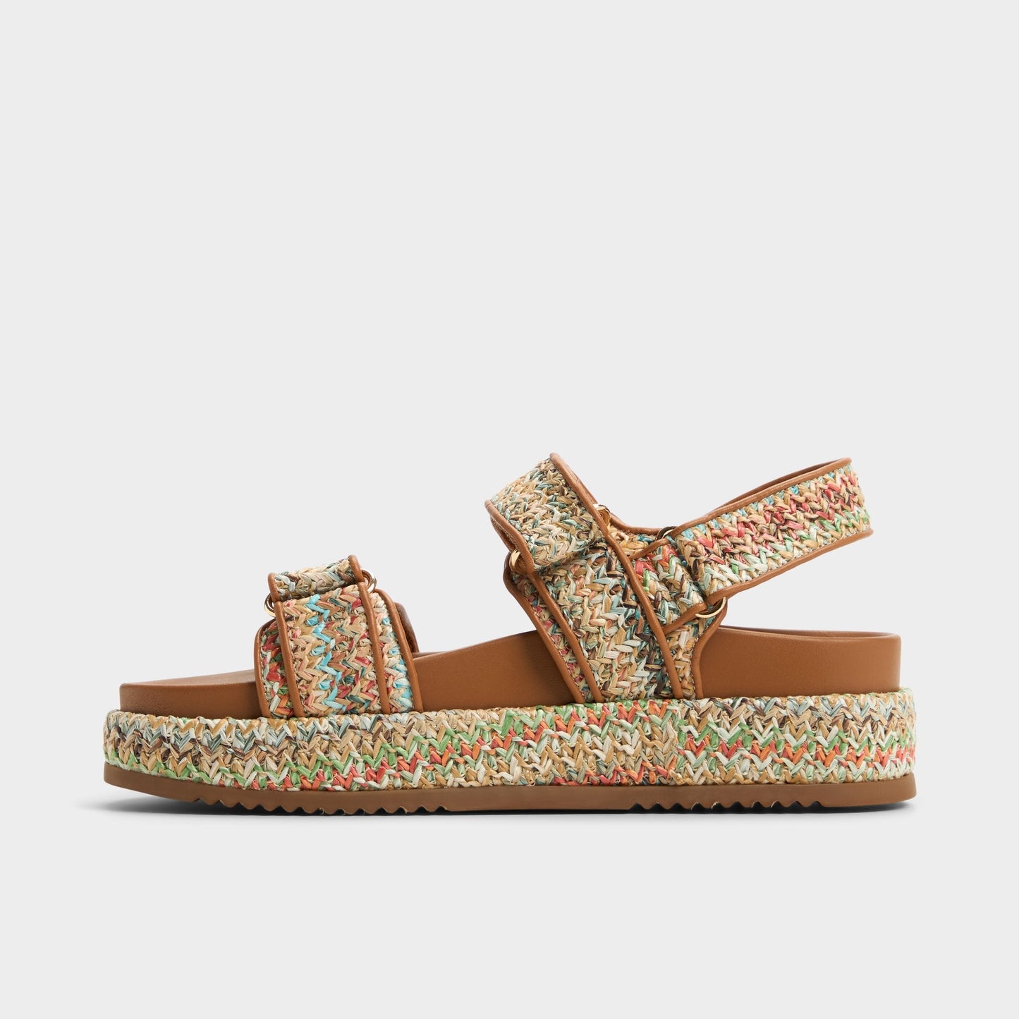 Sunhaven Bright Multi Women's Platform sandals - Footbed sandal - Bright multi