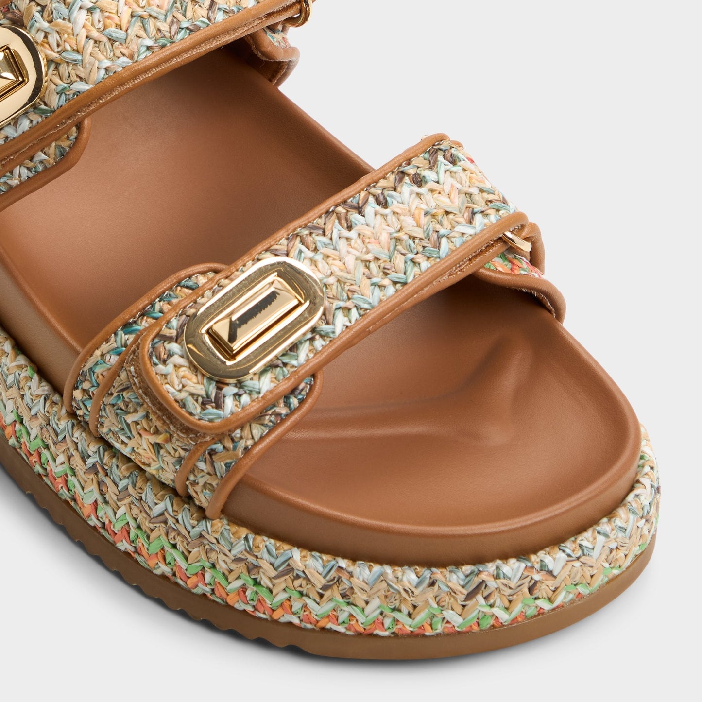 Sunhaven Bright Multi Women's Platform sandals - Footbed sandal - Bright multi