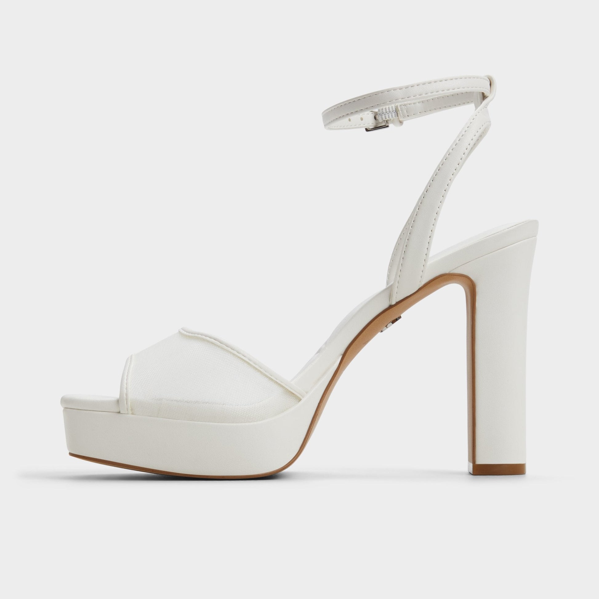 Chicglimmer Other White Women's Platform sandals - Strappy heeled sandal, Block heel - Other White