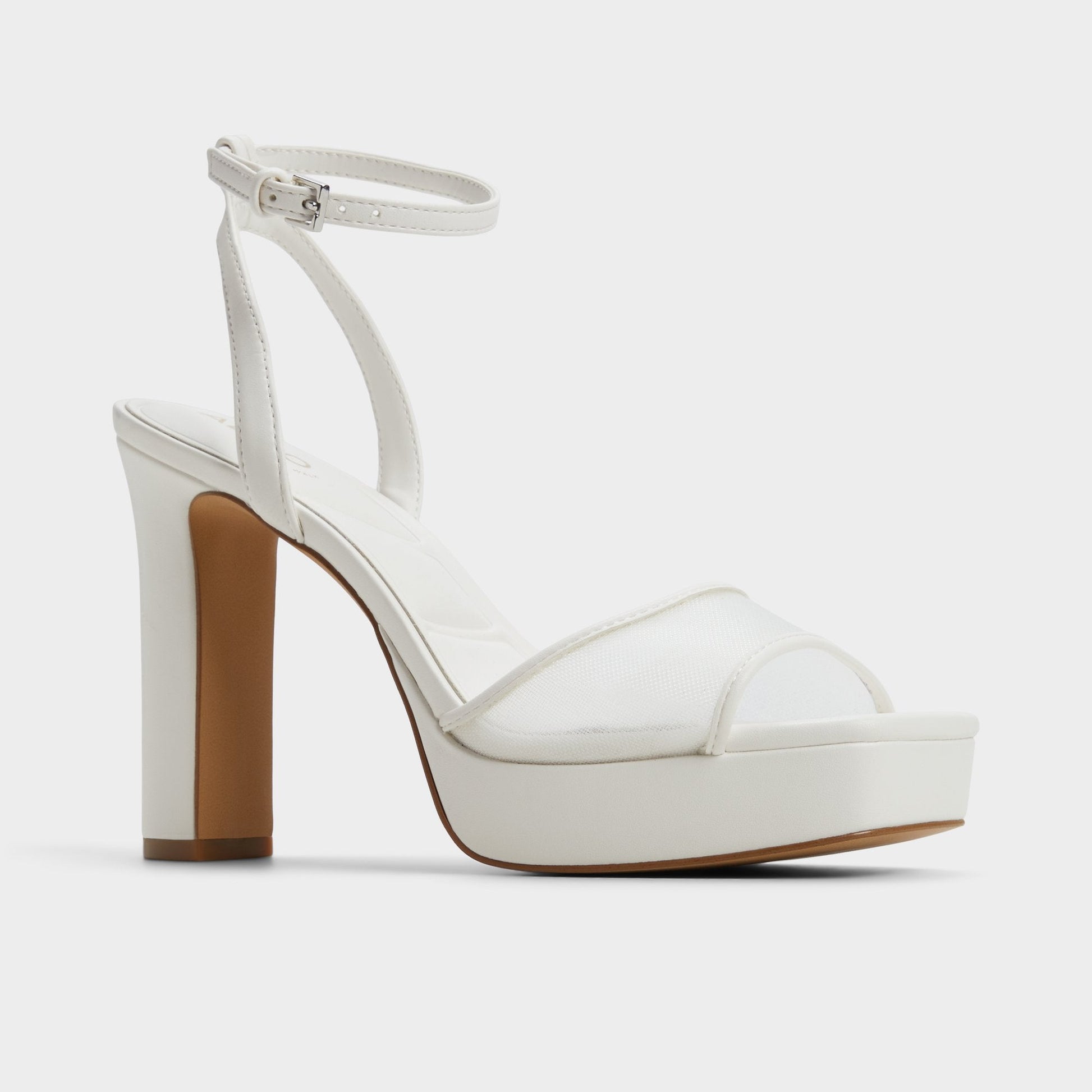 Chicglimmer Other White Women's Platform sandals - Strappy heeled sandal, Block heel - Other White