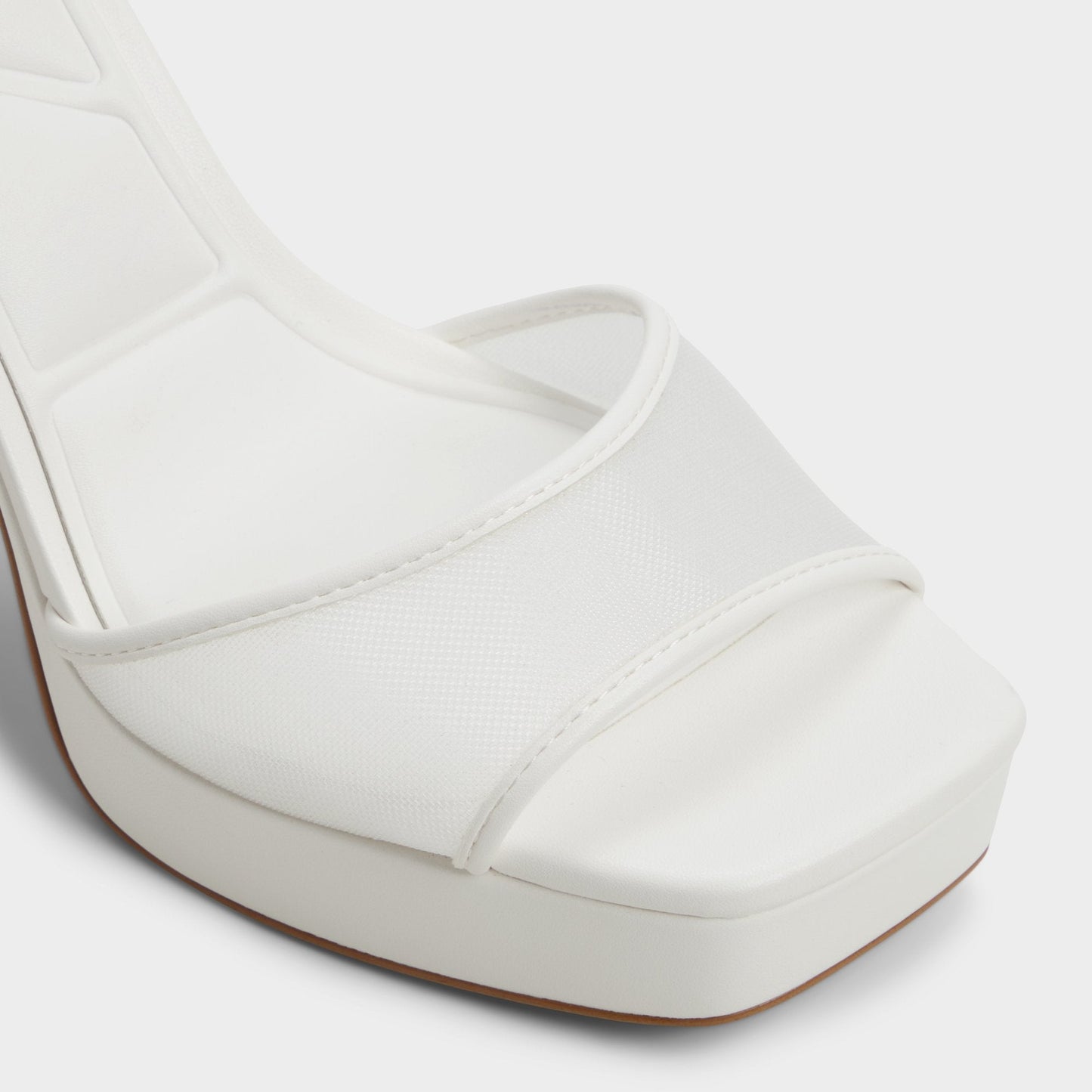 Chicglimmer Other White Women's Platform sandals - Strappy heeled sandal, Block heel - Other White