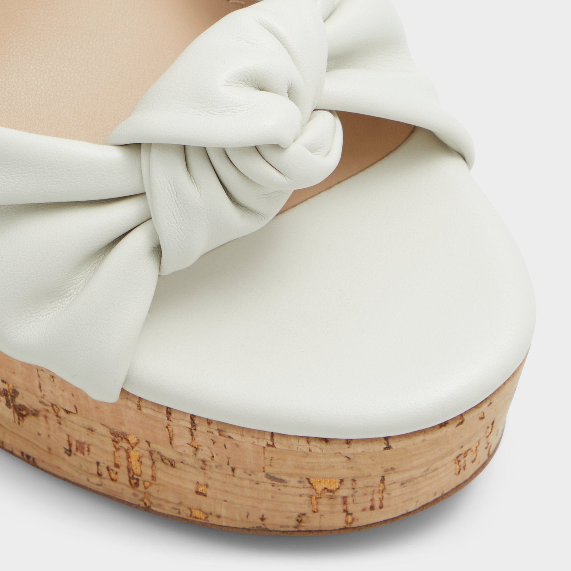 Ulialdan White/Bone Women's Platform sandals - Strappy heeled sandal, Platform - White/Bone