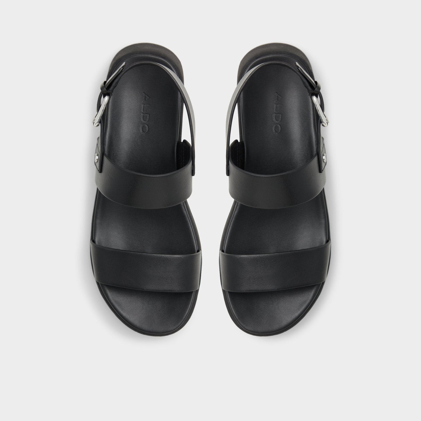 Silyia Black Women's Sandals - Flat sandal - Black