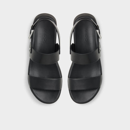 Silyia Black Women's Sandals - Flat sandal - Black