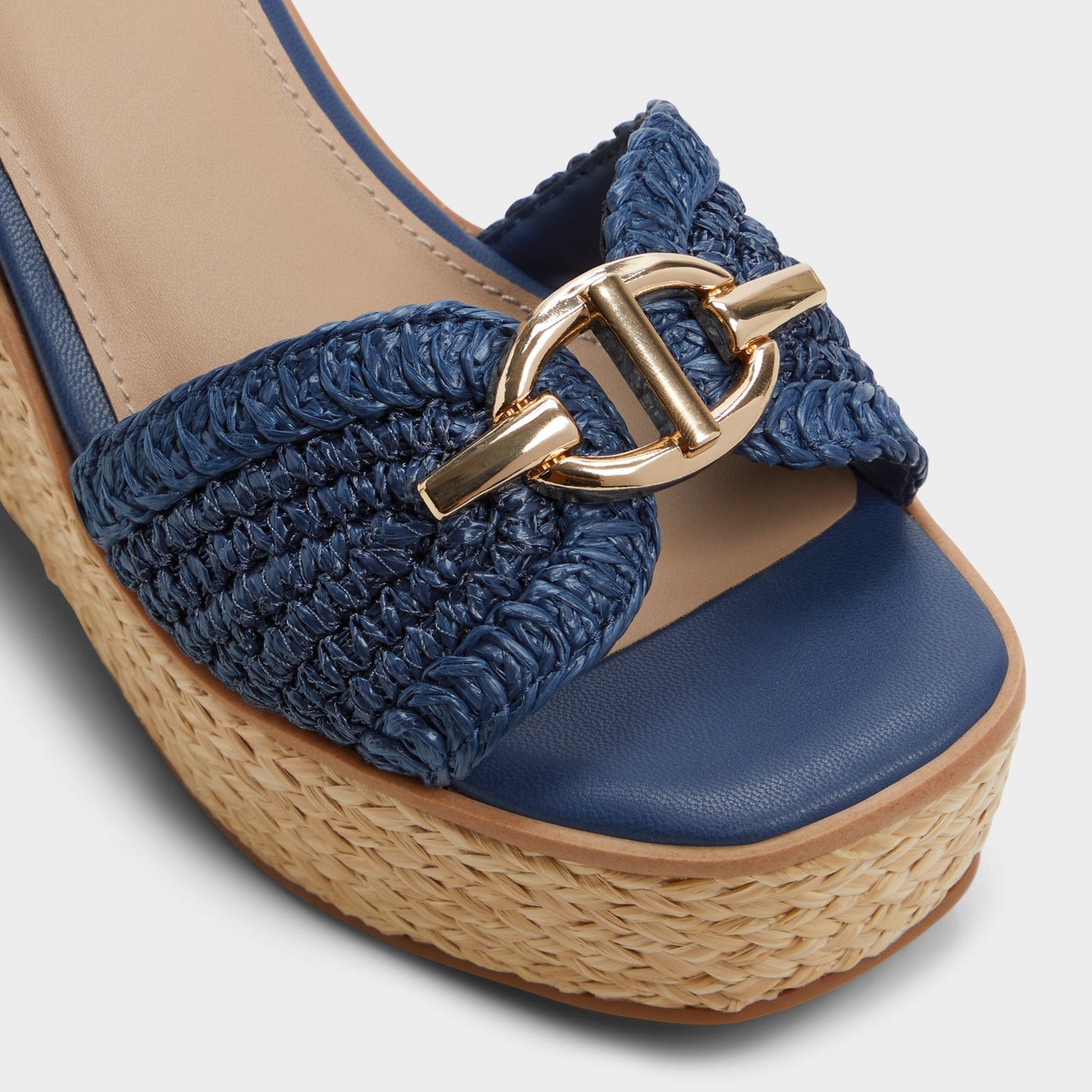 Ybylin Navy Women's Platform sandals - Wedge sandal - Navy