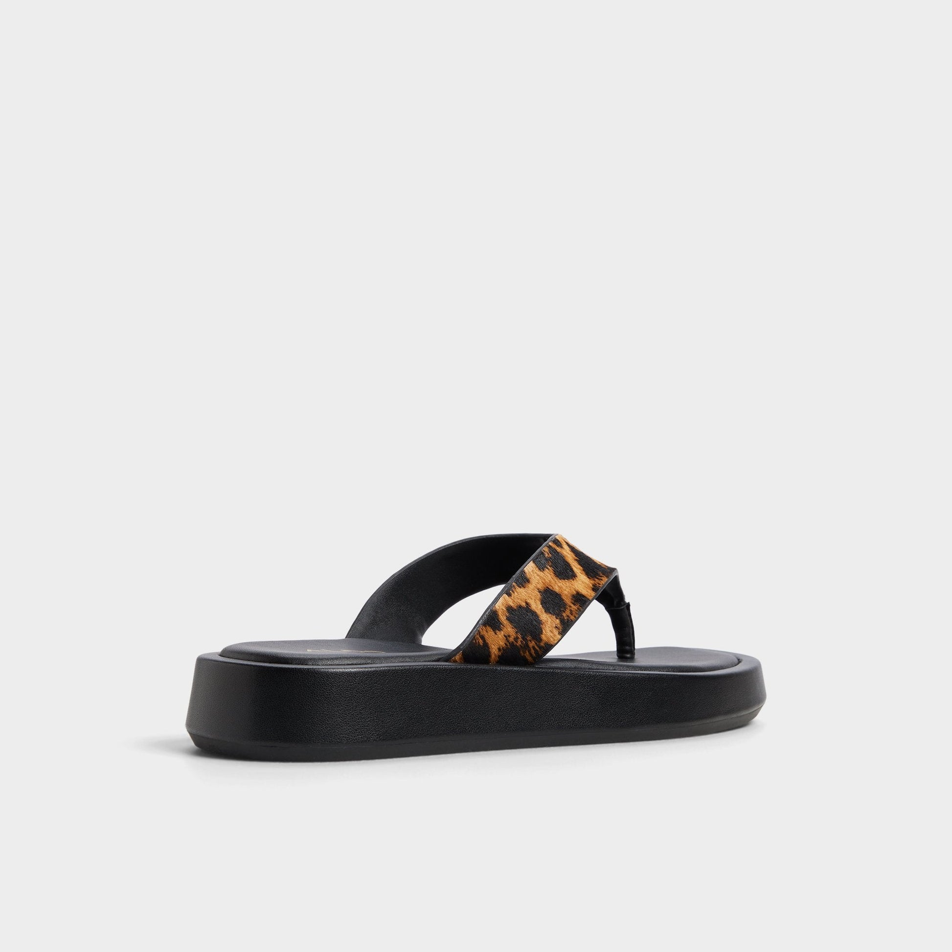 Grettle Brown Multi Women's Flats - Flip flop, Platform - Brown Multi