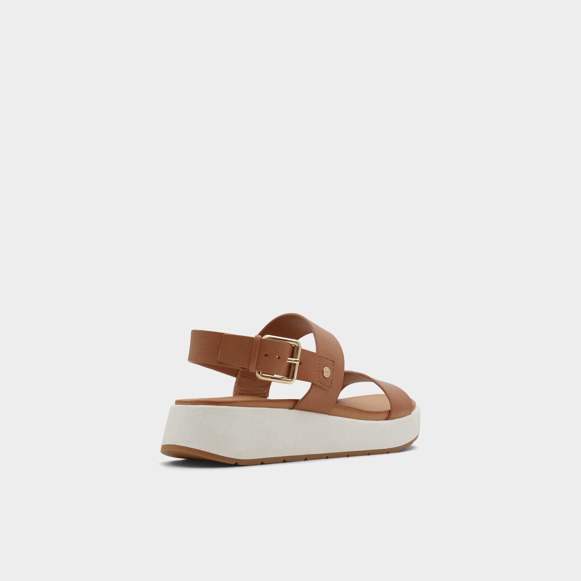Silyia Dark Beige Women's Sandals - Flat sandal - Dark Beige