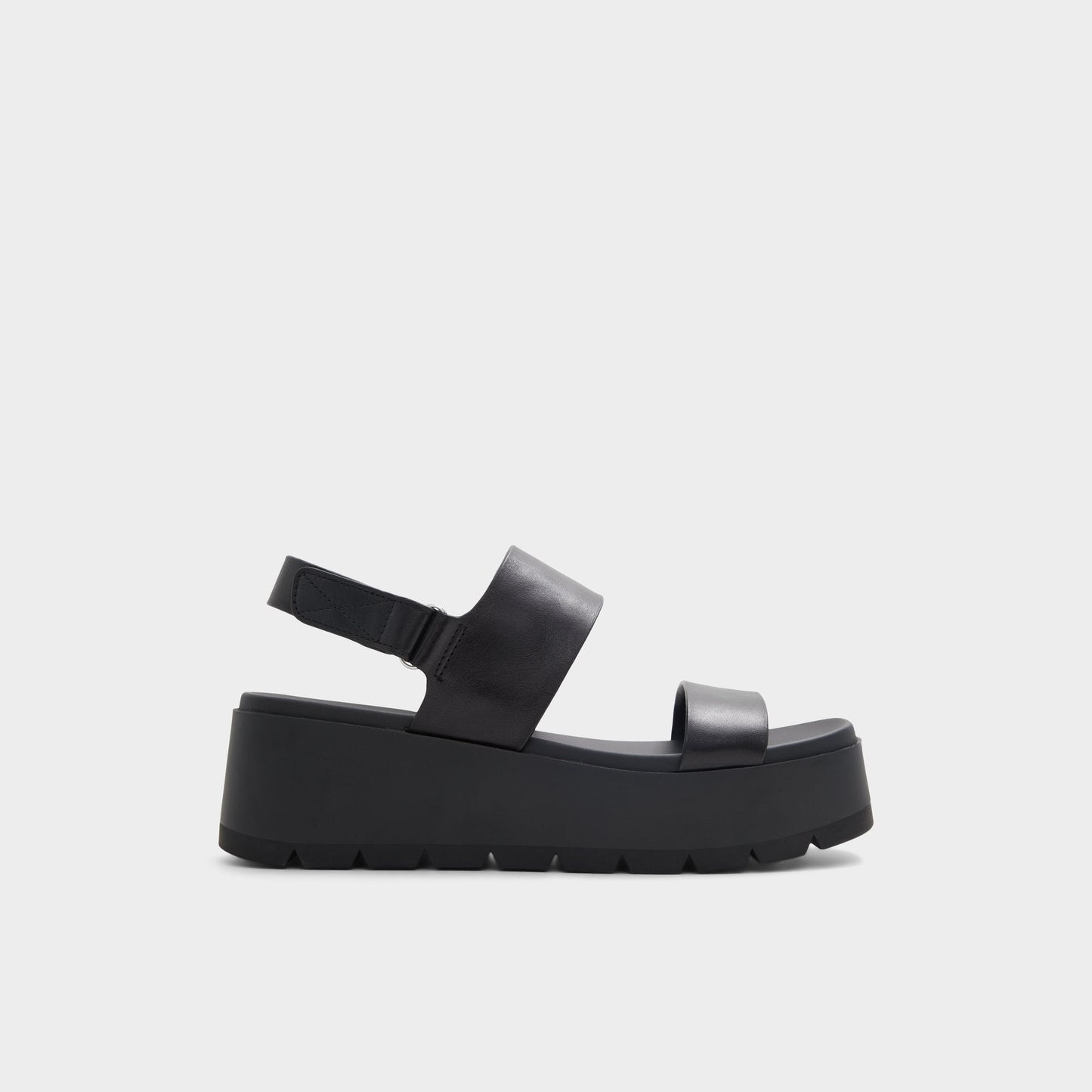 Thila Open Black Women's Wedges - Wedge sandal - Open Black