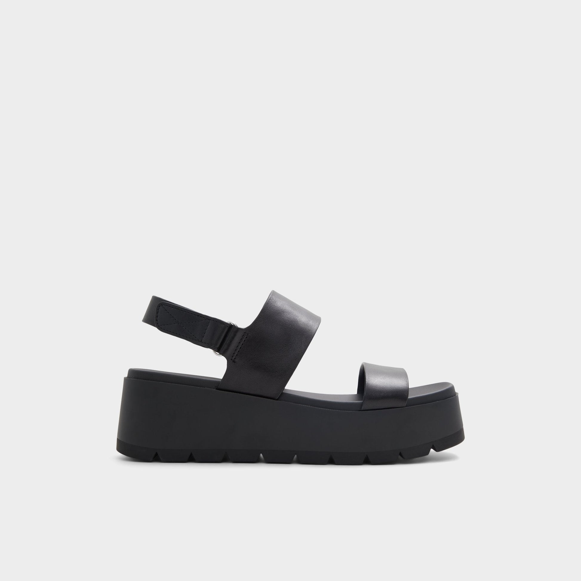 Thila Open Black Women's Wedges - Wedge sandal - Open Black