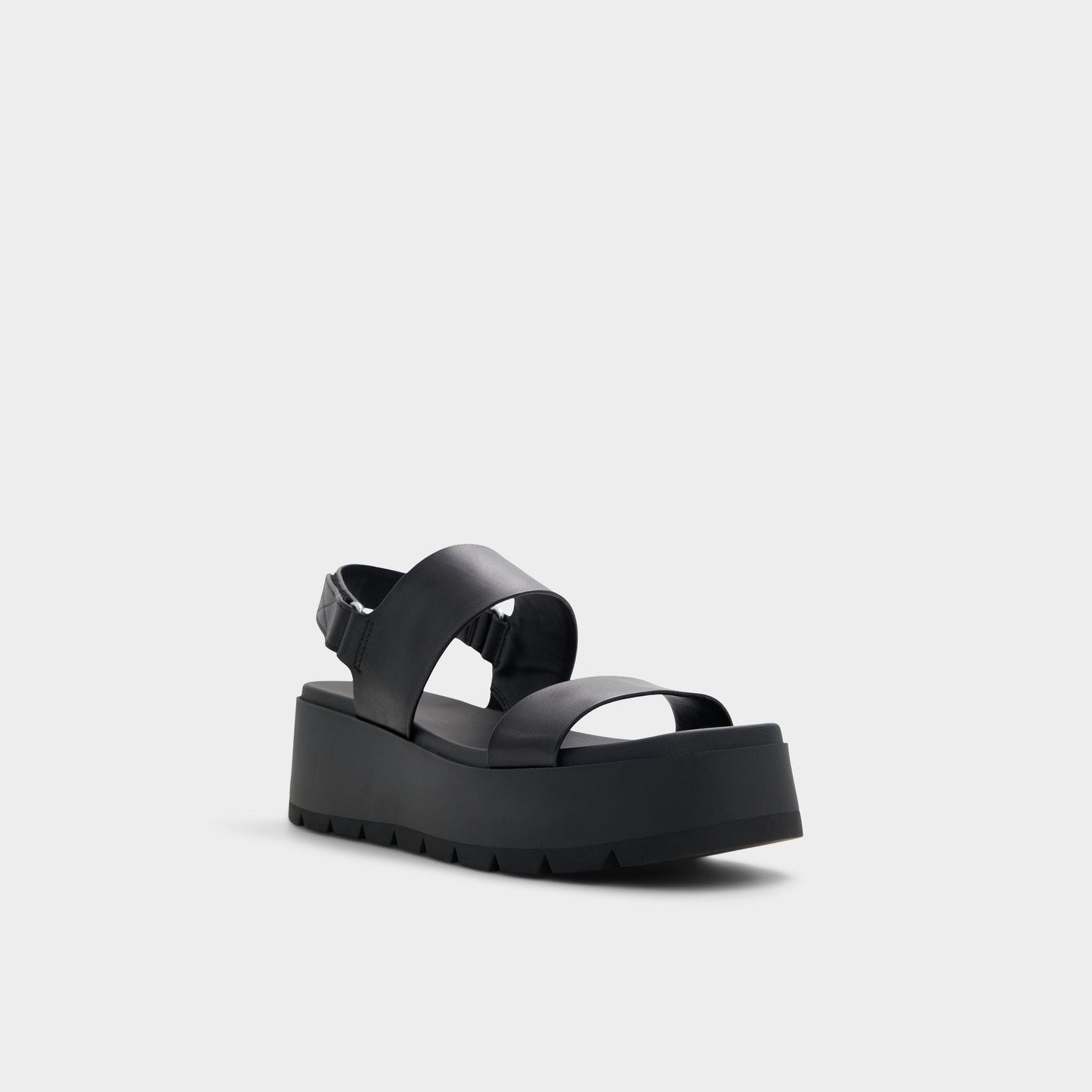 Thila Open Black Women's Wedges - Wedge sandal - Open Black
