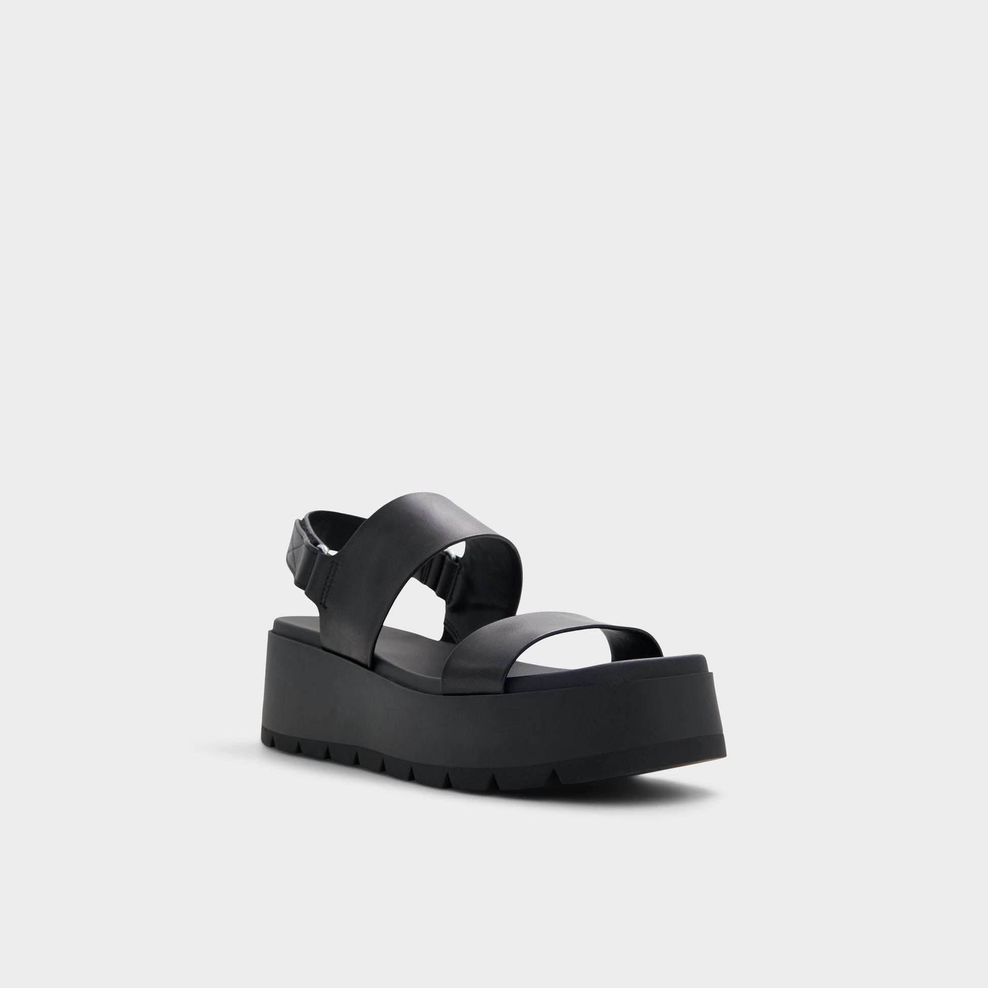 Thila Open Black Women's Wedges - Wedge sandal - Open Black