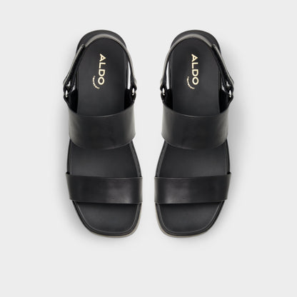 Thila Open Black Women's Wedges - Wedge sandal - Open Black