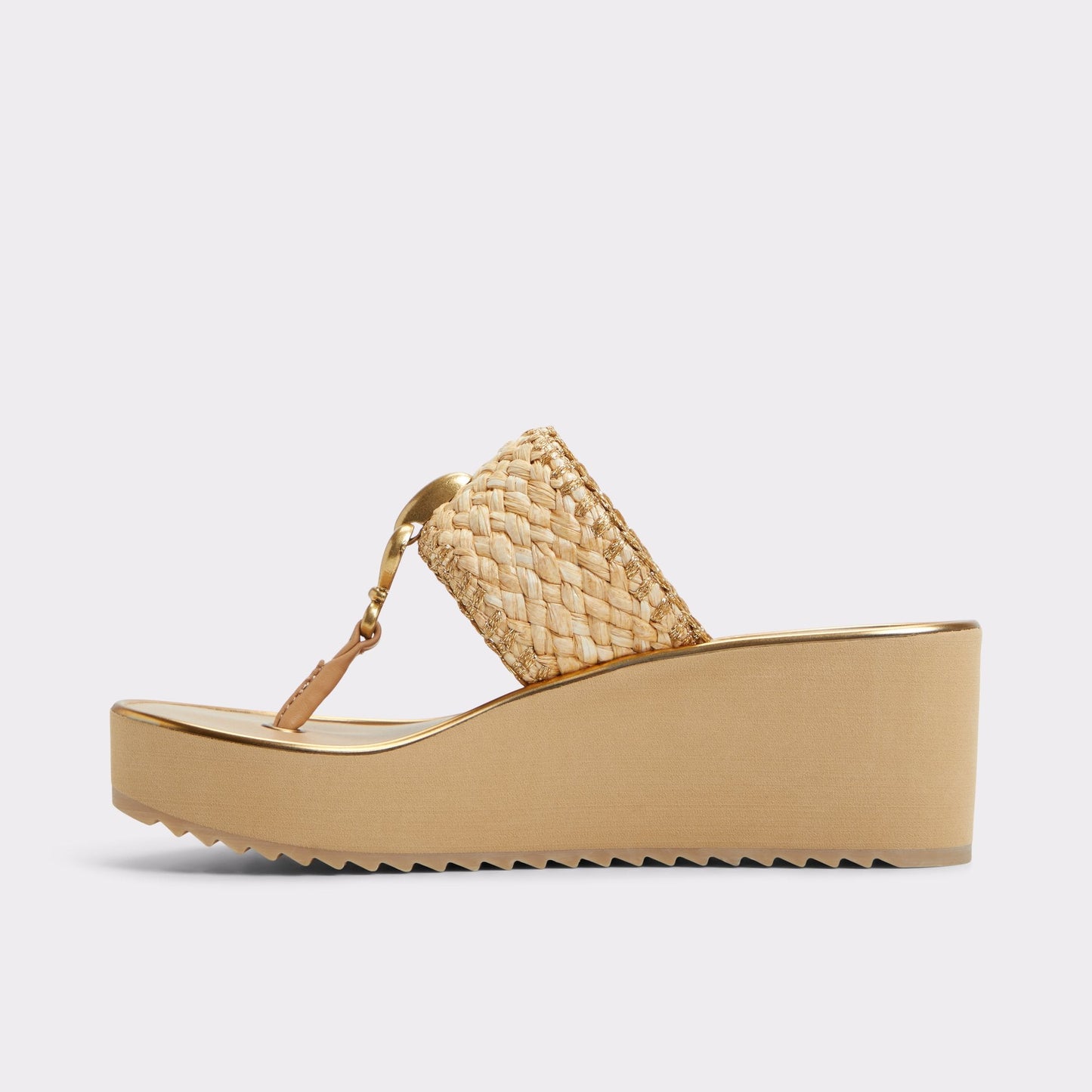 Penelopy Natural Women's Wedges - Wedge sandal, Wedge heel - Natural