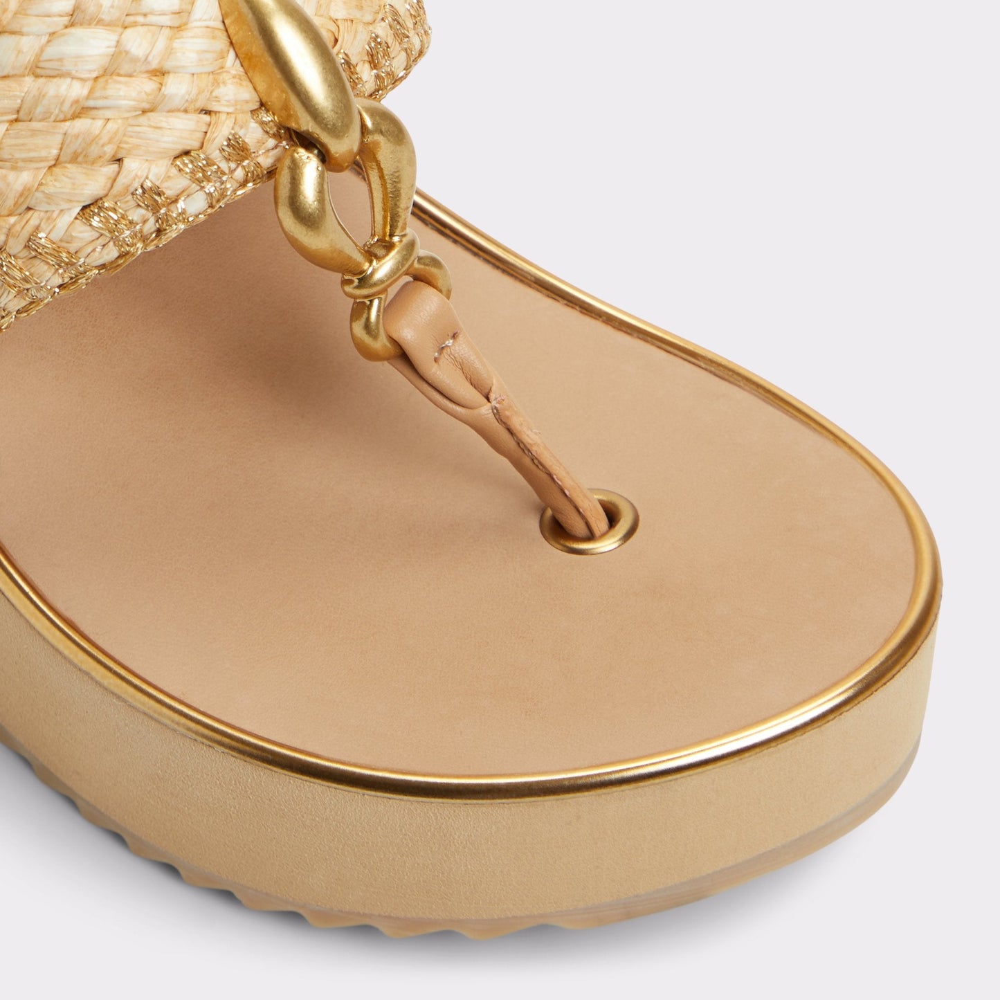 Penelopy Natural Women's Wedges - Wedge sandal, Wedge heel - Natural