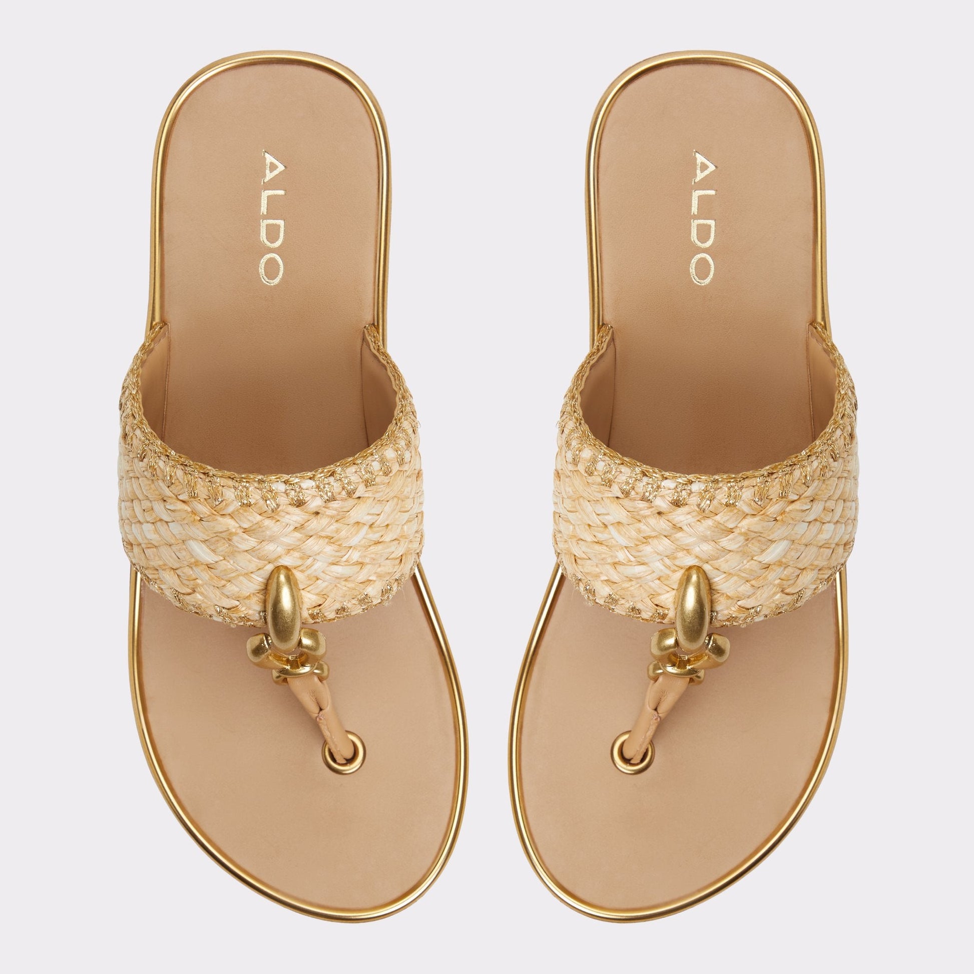Penelopy Natural Women's Wedges - Wedge sandal, Wedge heel - Natural