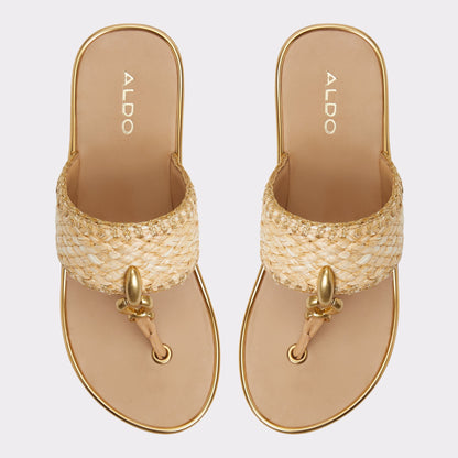 Penelopy Natural Women's Wedges - Wedge sandal, Wedge heel - Natural