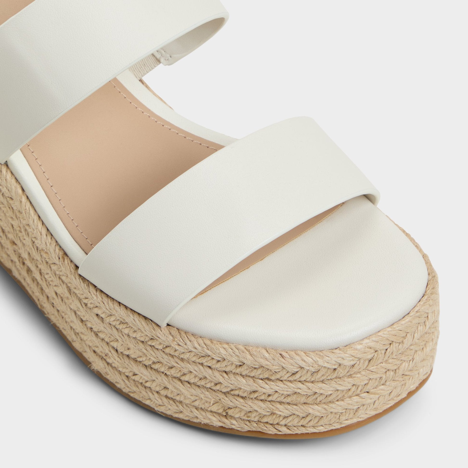 Keoni Open White Women's Platform sandals - Wedge sandal - Open white