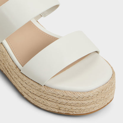 Keoni Open White Women's Platform sandals - Wedge sandal - Open white