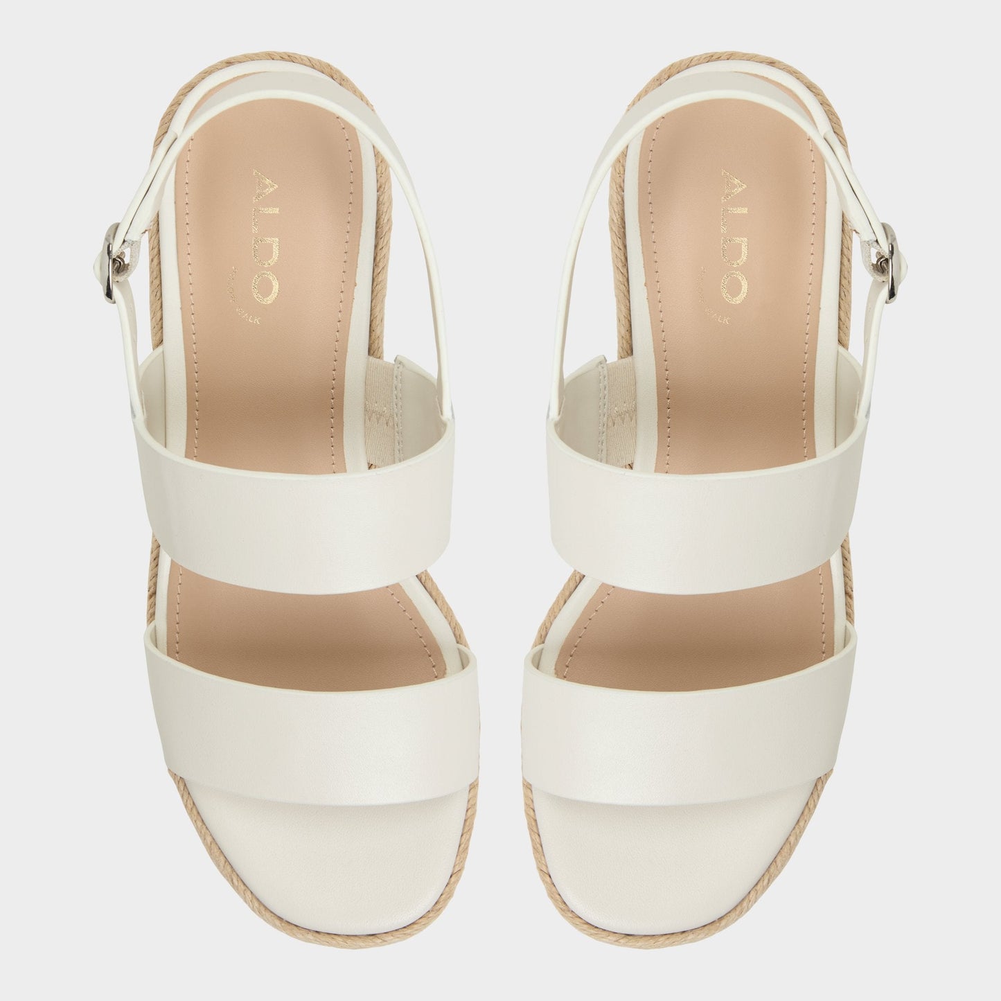 Keoni Open White Women's Platform sandals - Wedge sandal - Open white