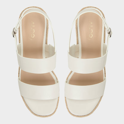 Keoni Open White Women's Platform sandals - Wedge sandal - Open white