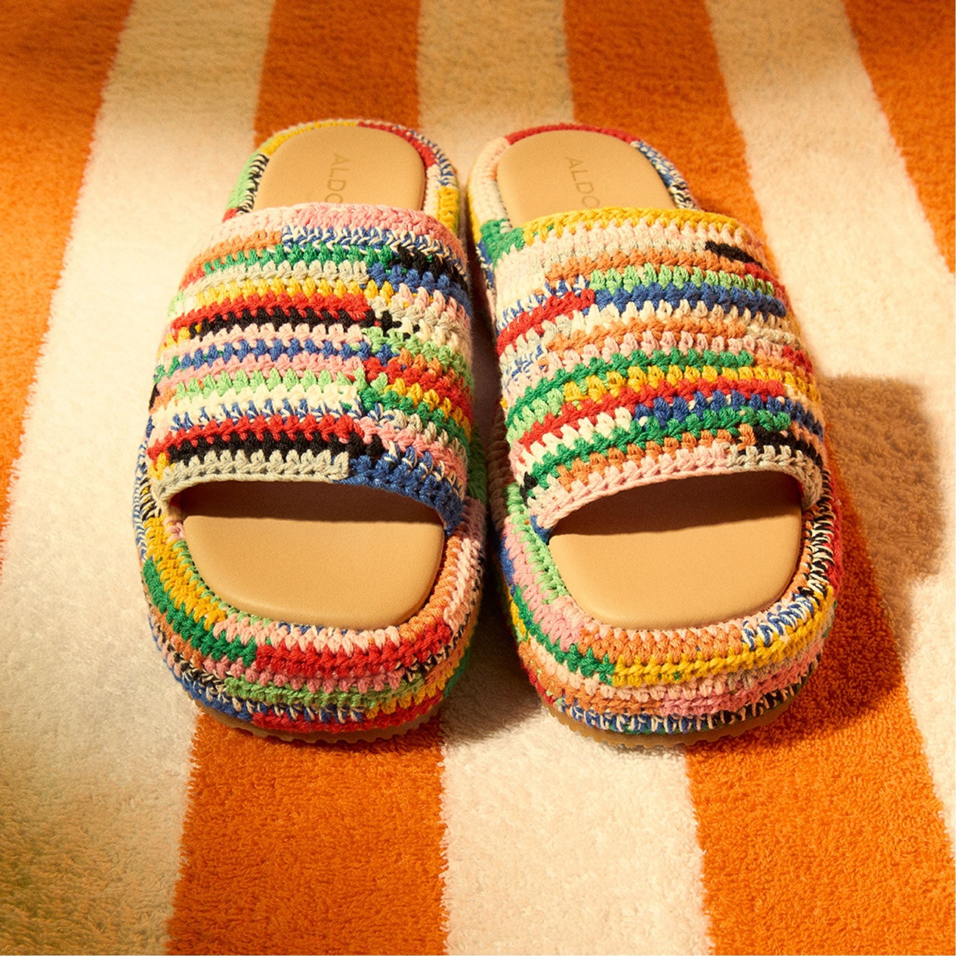 Bohemina Bright Multi Women's Platform sandals - Flatform sandal - Bright Multi