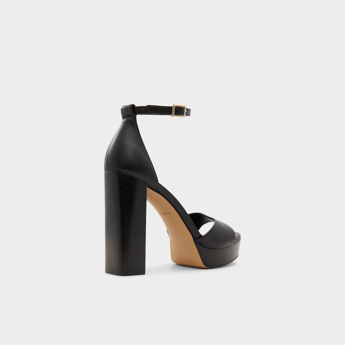 Enaegyn2.0 Black Women's Platform sandals - Strappy heeled sandal, Platform - Black