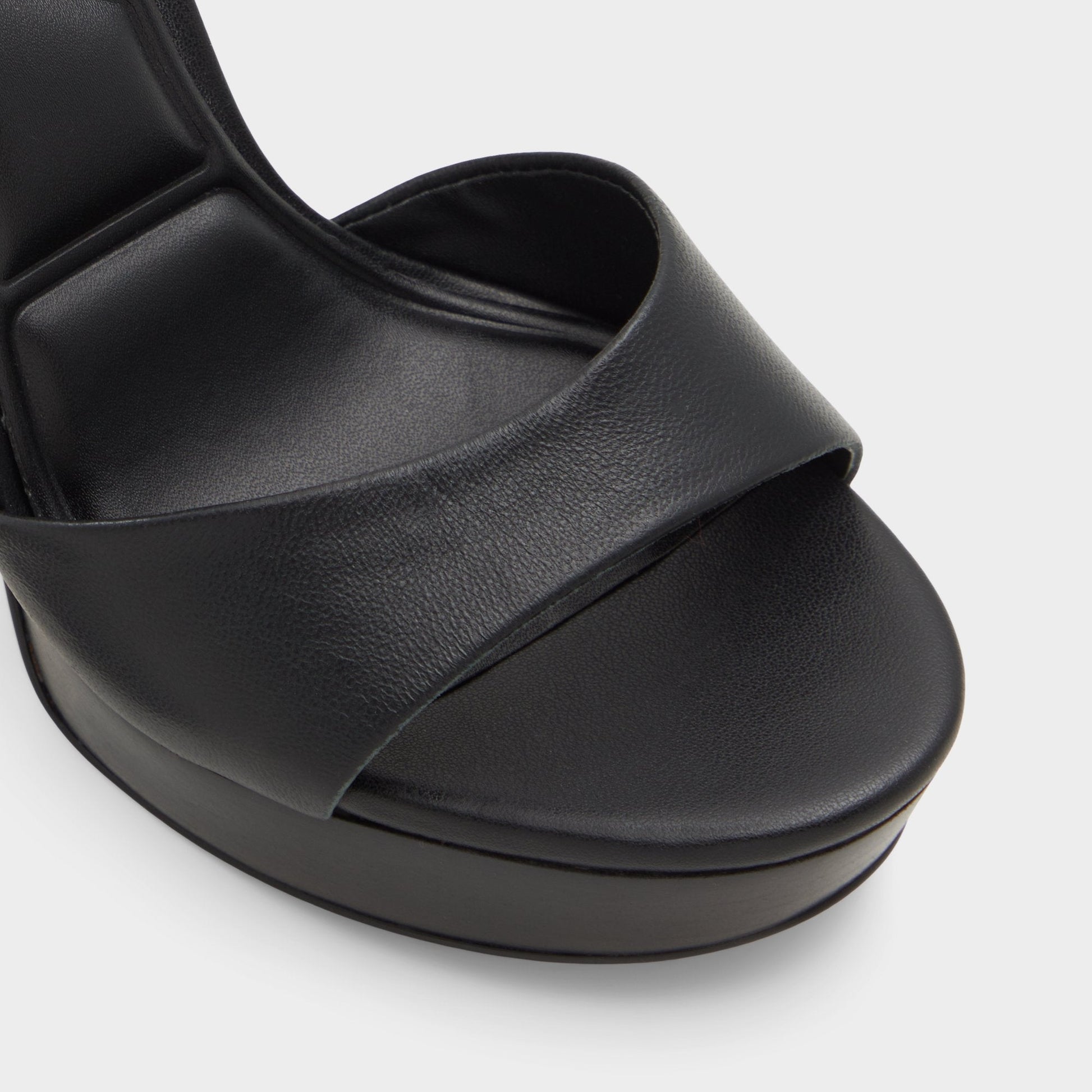 Enaegyn2.0 Black Women's Platform sandals - Strappy heeled sandal, Platform - Black