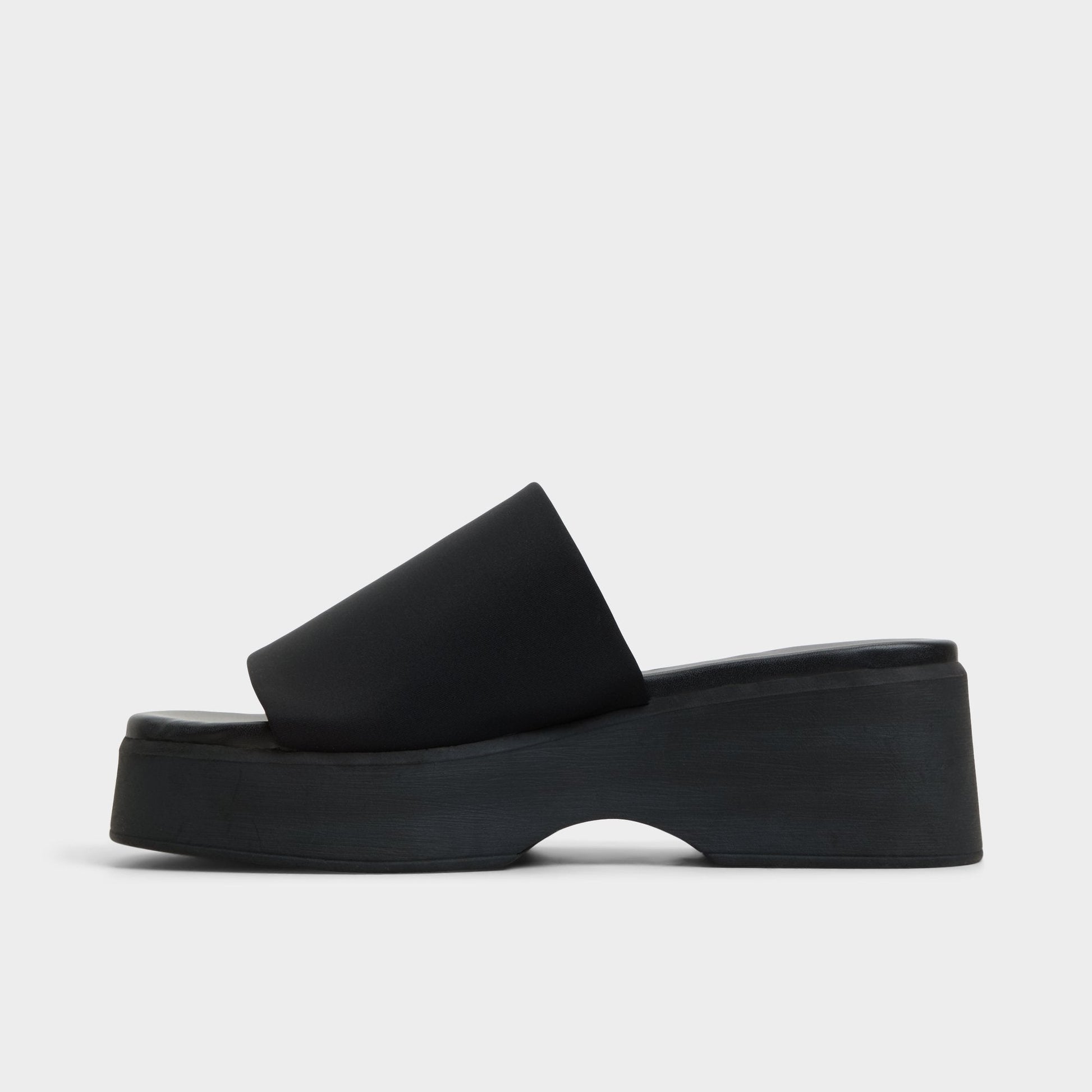 Yassa Black Women's Wedges - Wedge sandal - Black
