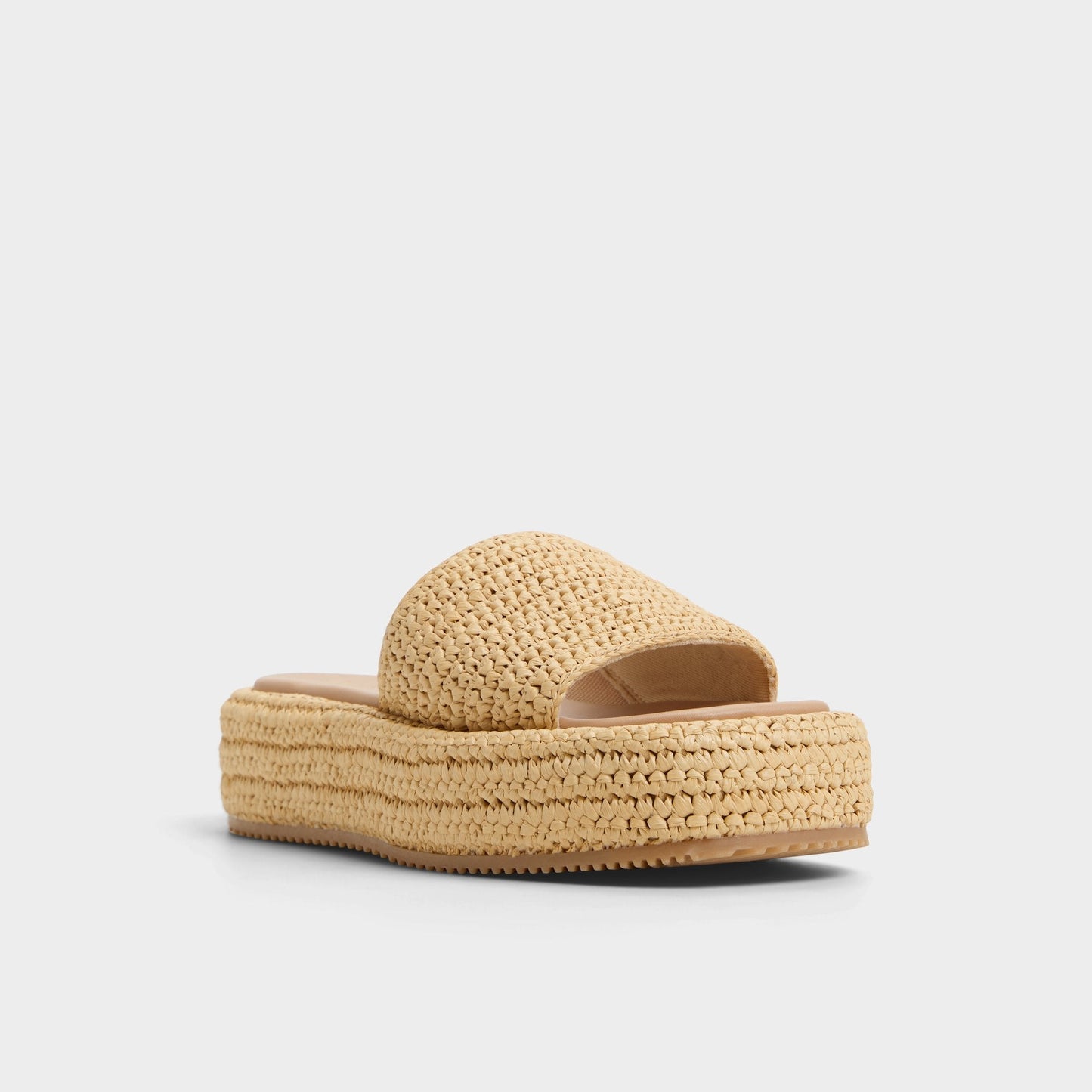 Bohemina Natural Women's Platform sandals - Flatform sandal - Natural