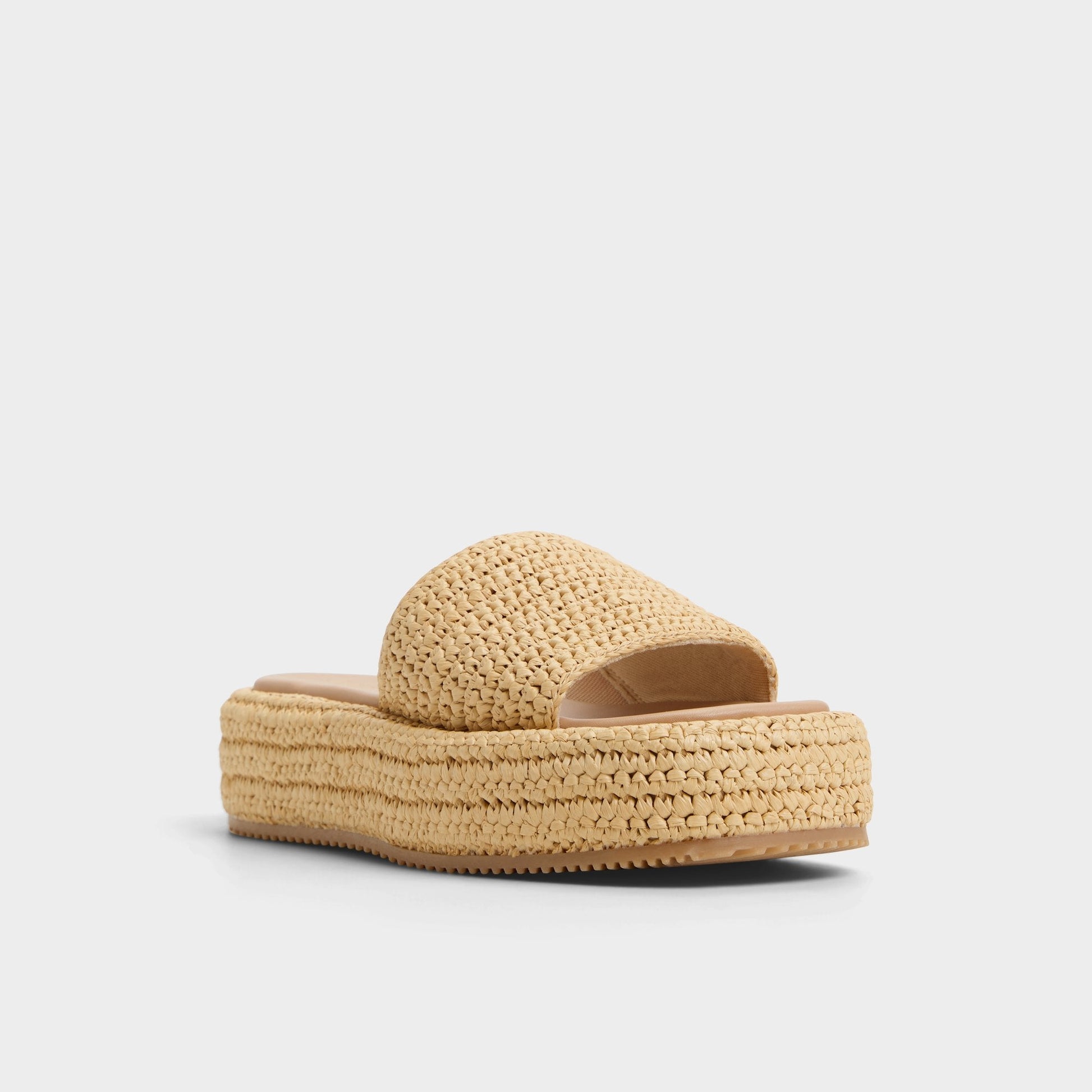 Bohemina Natural Women's Platform sandals - Flatform sandal - Natural