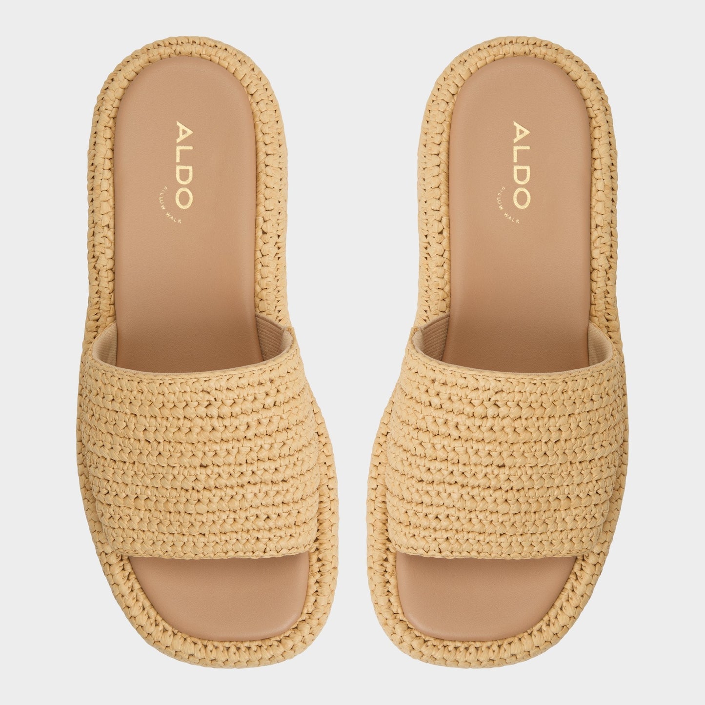 Bohemina Natural Women's Platform sandals - Flatform sandal - Natural
