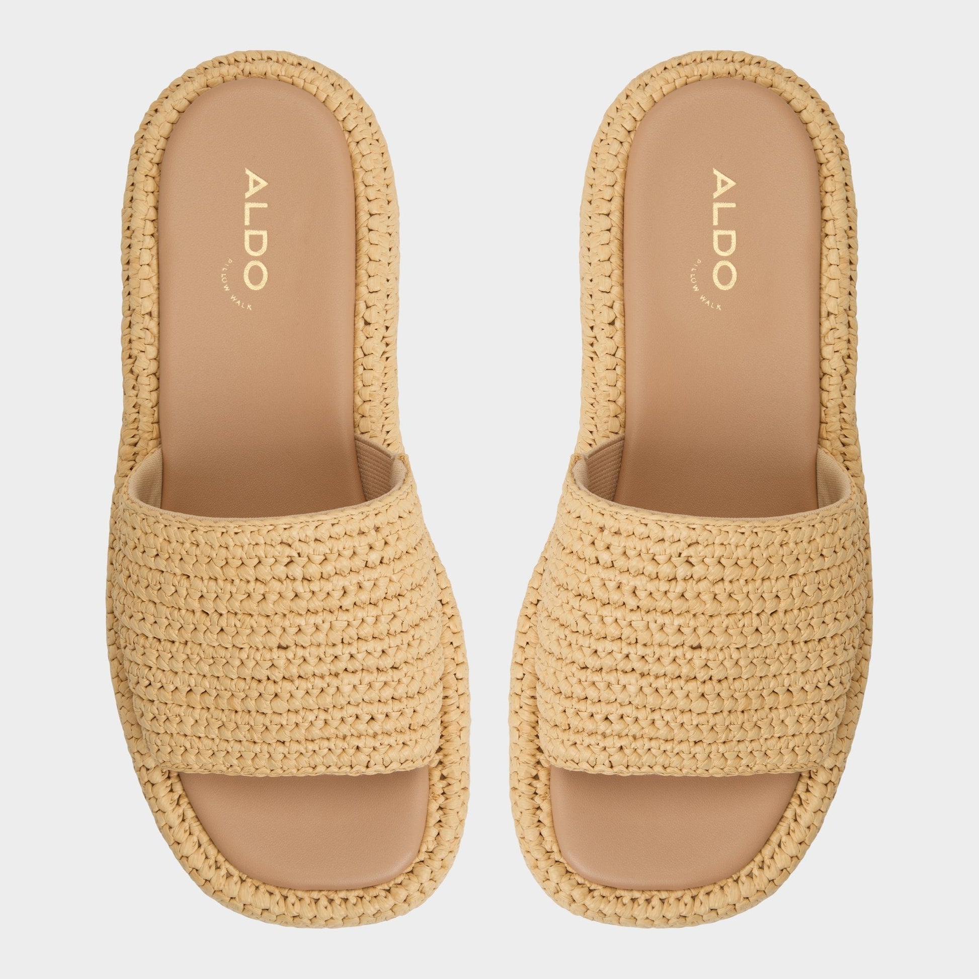 Bohemina Natural Women's Platform sandals - Flatform sandal - Natural
