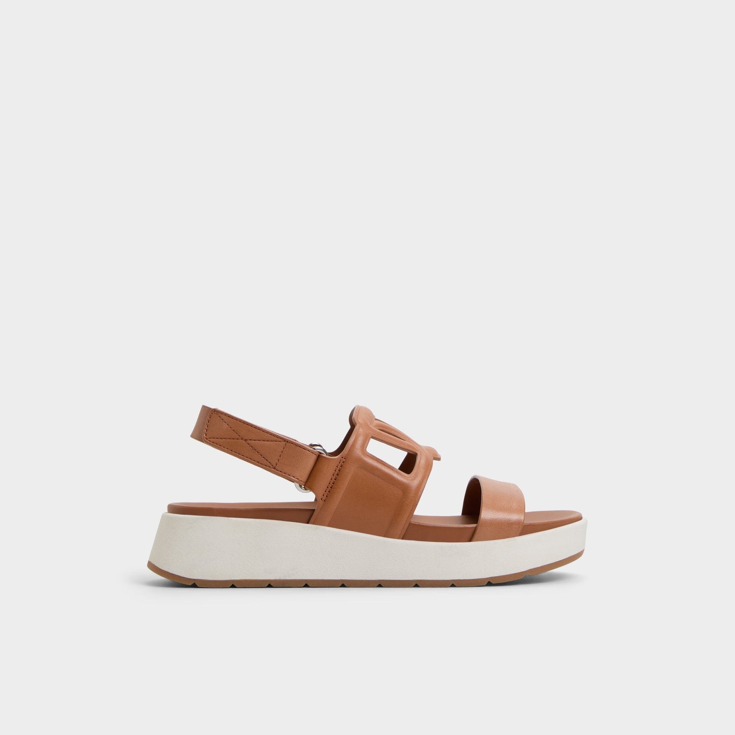 Onuvia Medium Brown Women's Footbed sandals - Footbed sandal, Flatform - Medium Brown