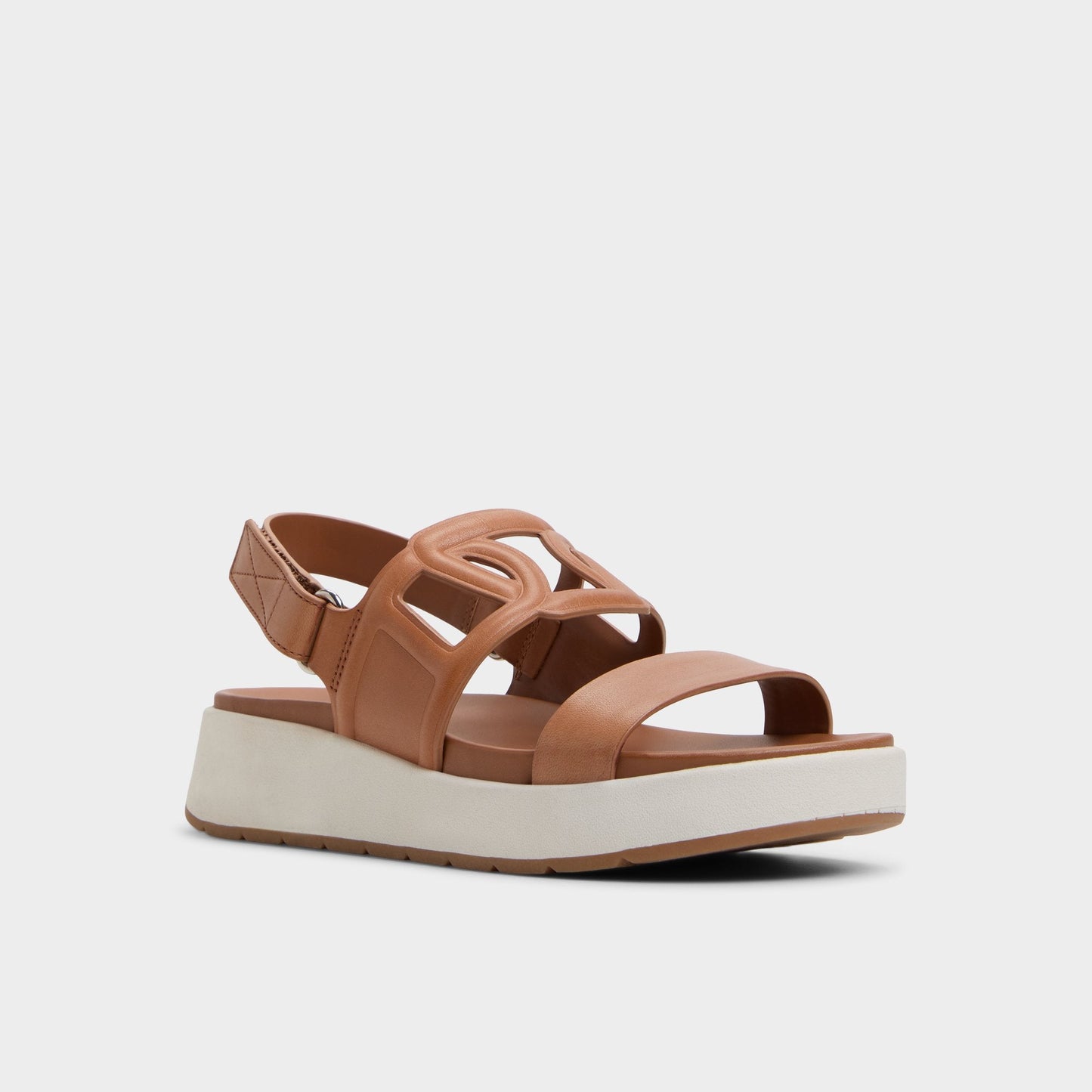 Onuvia Medium Brown Women's Footbed sandals - Footbed sandal, Flatform - Medium Brown