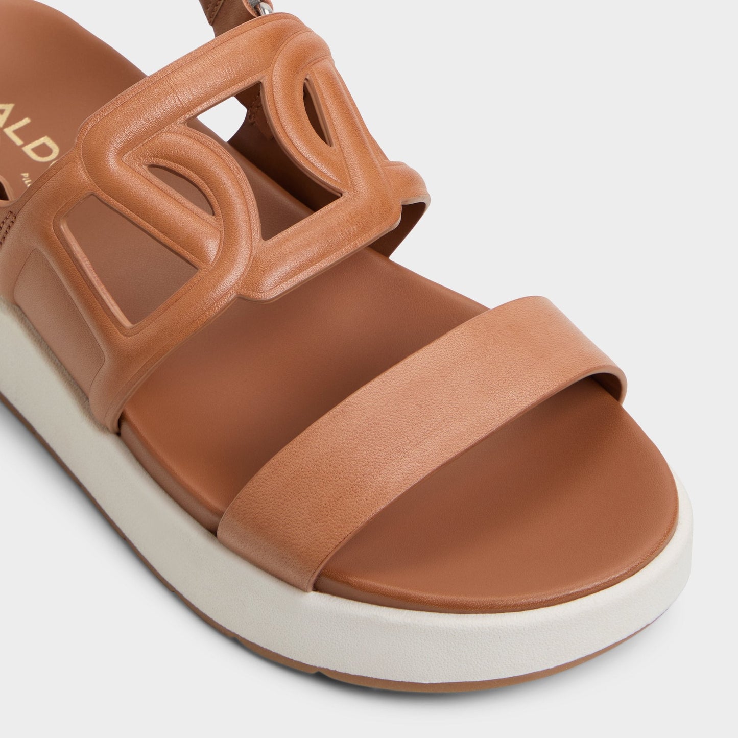 Onuvia Medium Brown Women's Footbed sandals - Footbed sandal, Flatform - Medium Brown