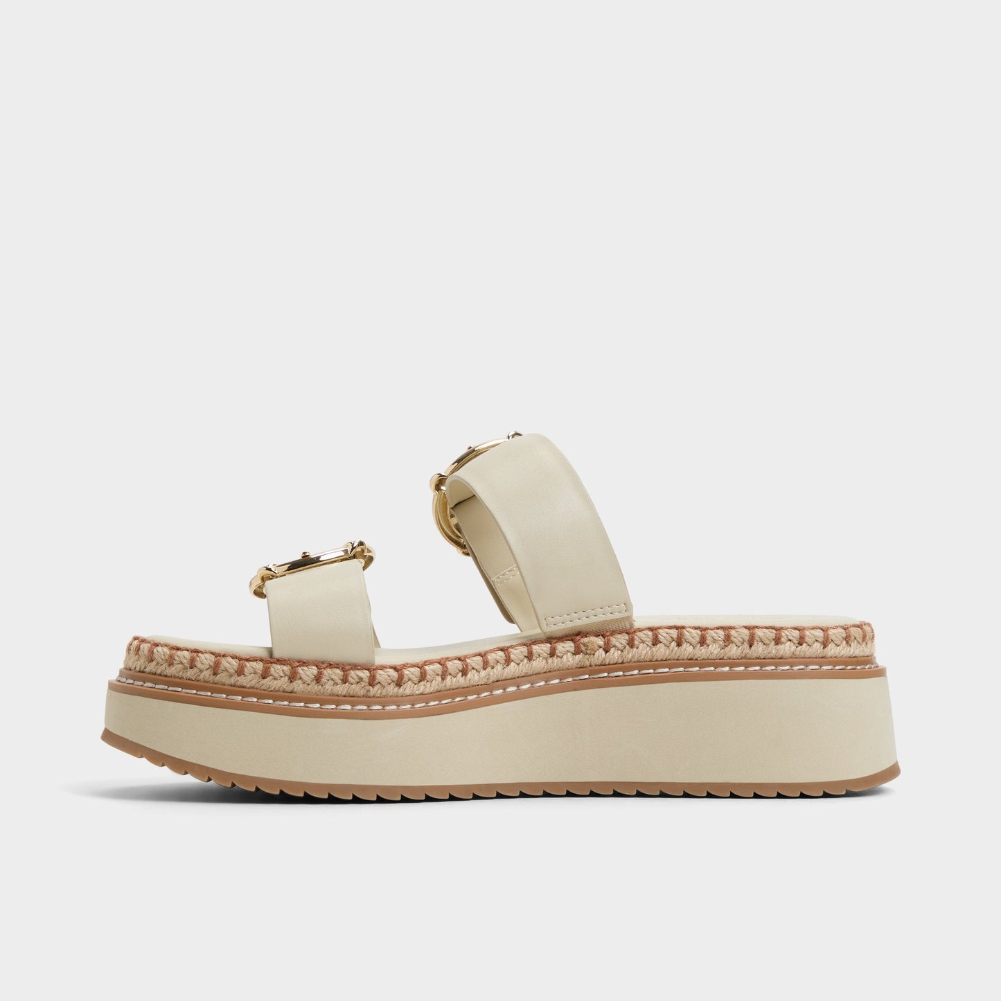 Kaeithien Bone Women's Platform sandals - Slide sandal - Bone