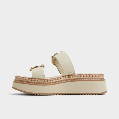 Kaeithien Bone Women's Platform sandals - Slide sandal - Bone