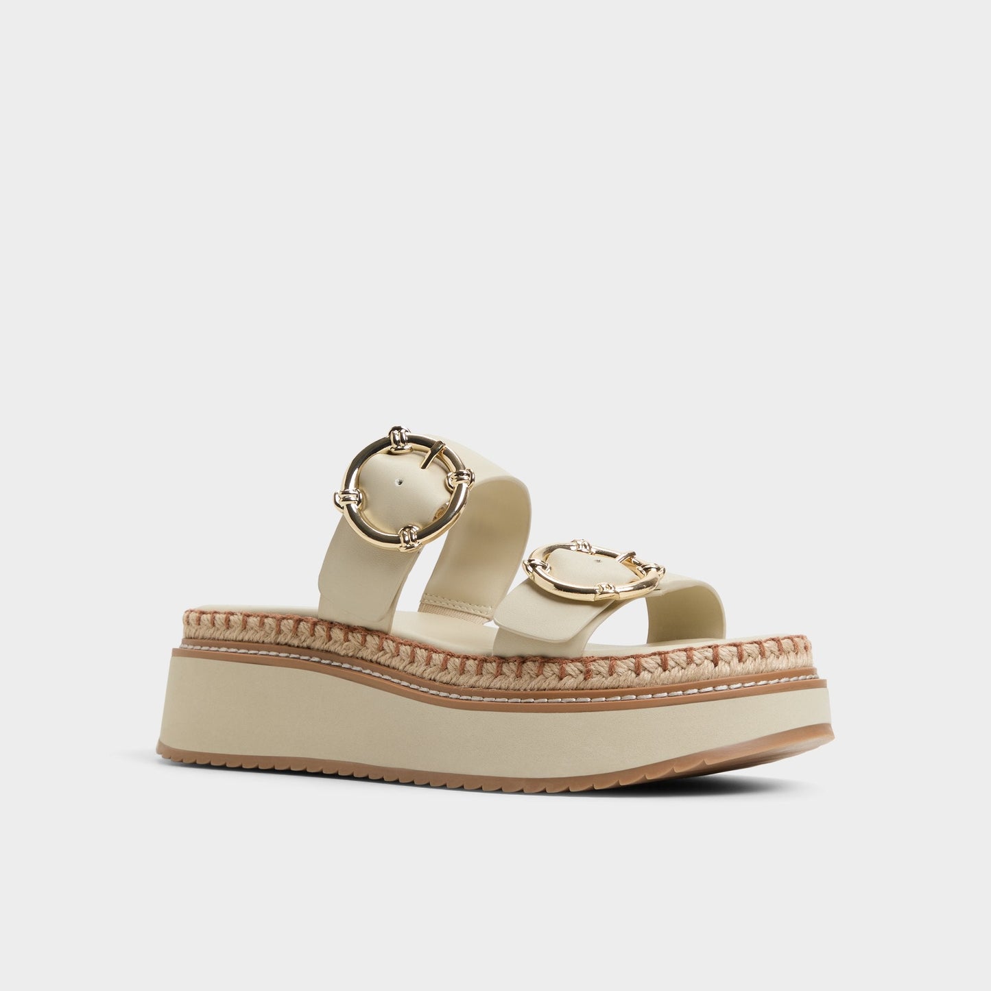 Kaeithien Bone Women's Platform sandals - Slide sandal - Bone