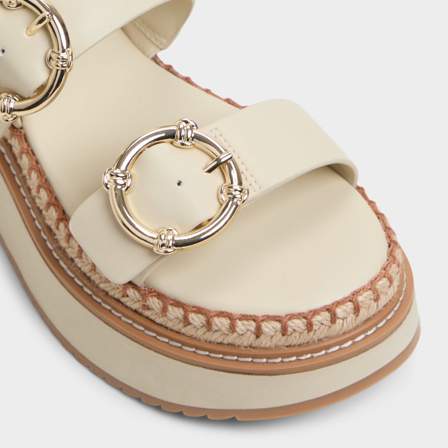 Kaeithien Bone Women's Platform sandals - Slide sandal - Bone