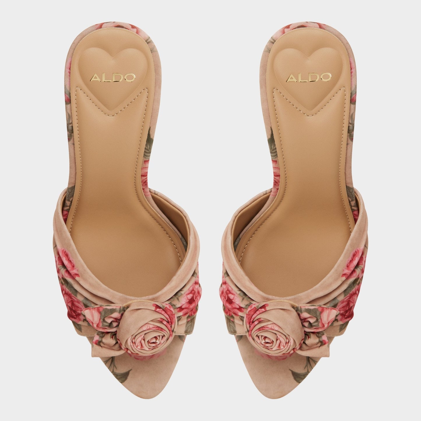 Rosalina in Beige Combo 14193392 - Heeled mule, Stiletto heel - Beige combo