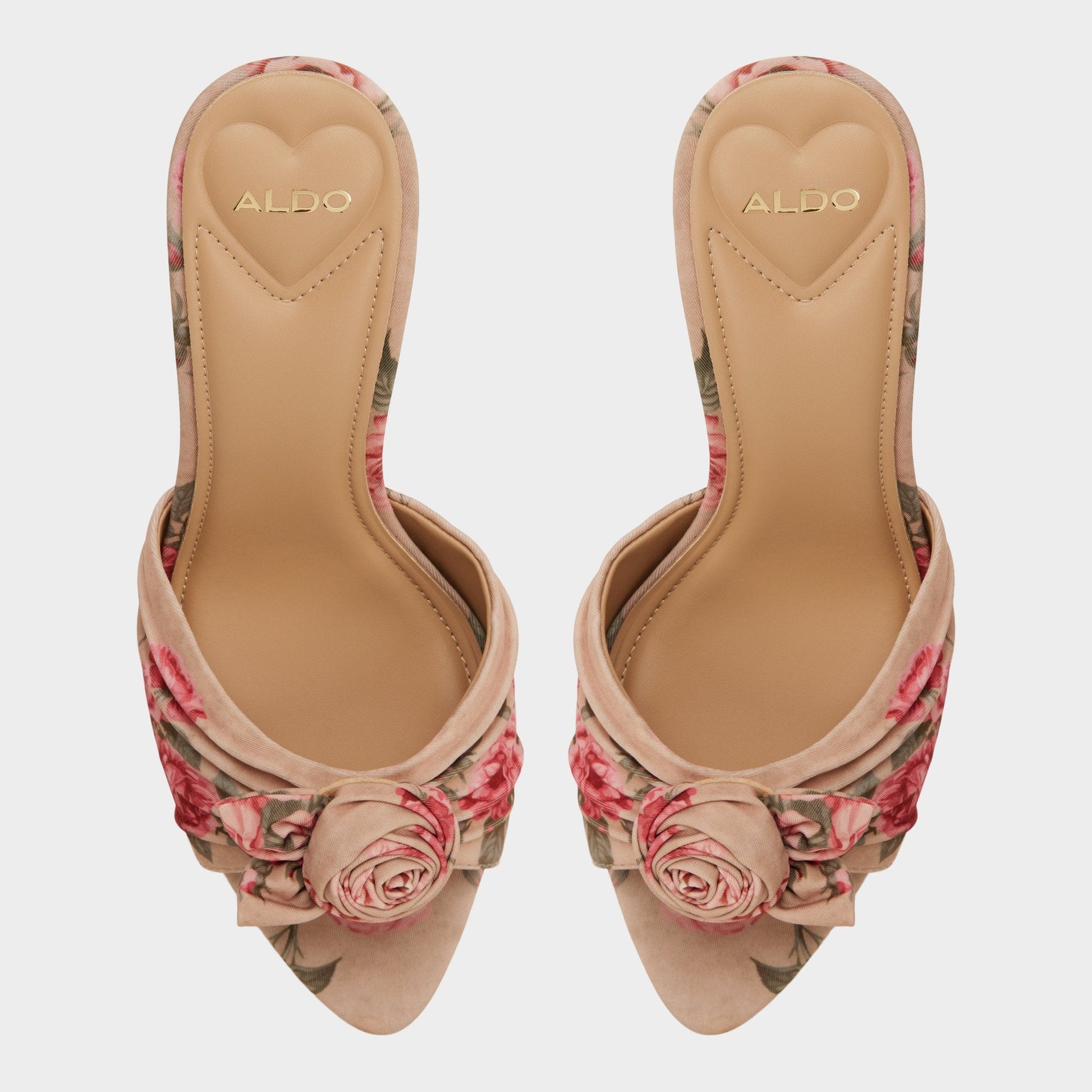 Rosalina in Beige Combo 14193392 - Heeled mule, Stiletto heel - Beige combo