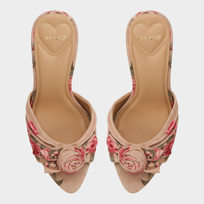Rosalina in Beige Combo 14193392 - Heeled mule, Stiletto heel - Beige combo