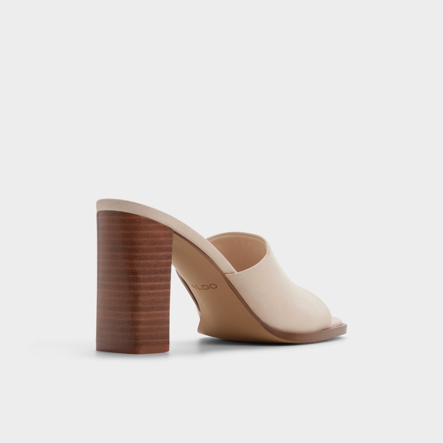Re in Sophia Other Beige - Heeled mule, Block heel - Other beige