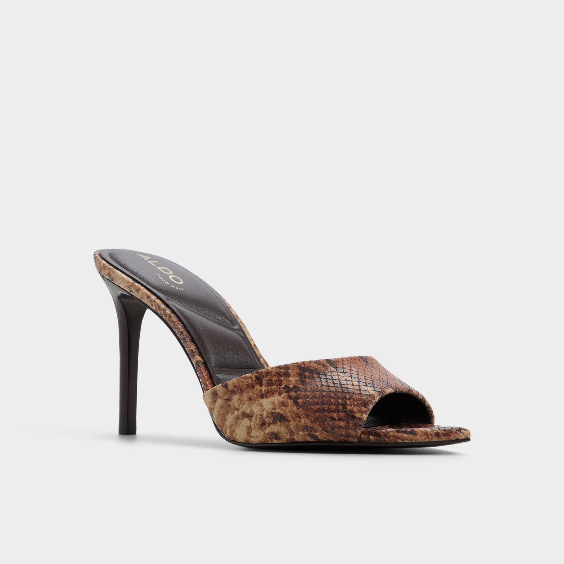 Anniebrilden in Brown Multi 14190598 - Heeled mule, Stiletto heel - Brown multi