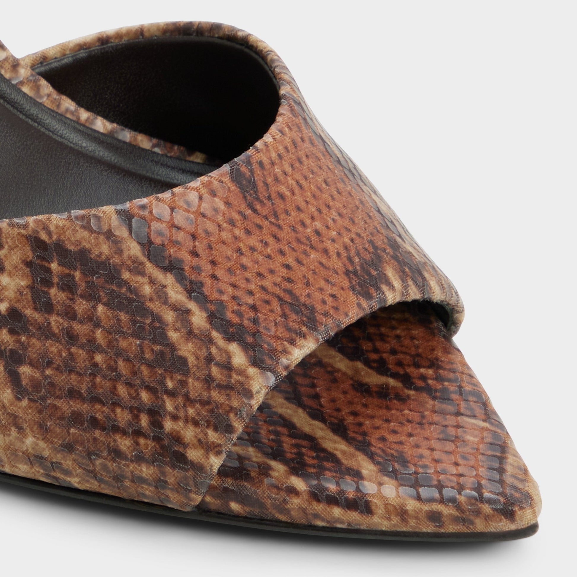 Anniebrilden in Brown Multi 14190598 - Heeled mule, Stiletto heel - Brown multi