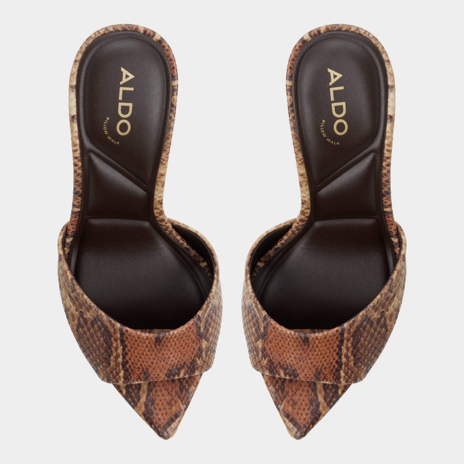Anniebrilden in Brown Multi 14190598 - Heeled mule, Stiletto heel - Brown multi